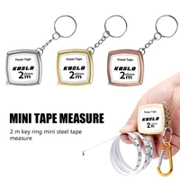 2m measure tape portable pocket keychain soft retractable ruler measuring tape for body tailor cloth sewing craft centimeter