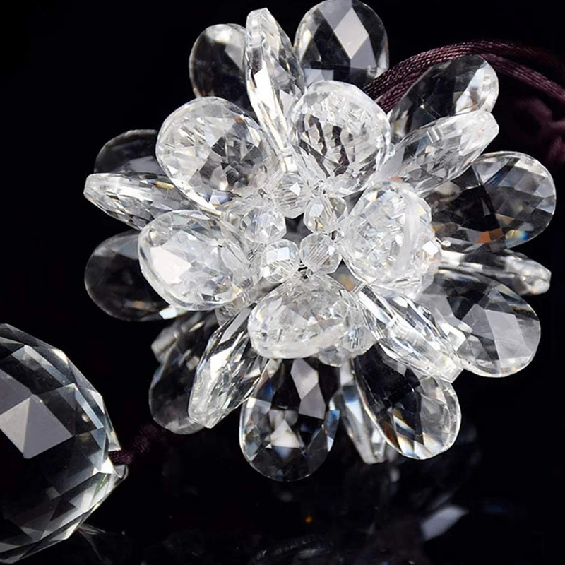 

Car Accessories Crystal Flower Car Ornaments Car Rearview Mirror Pendant Car Decoration Car Interior