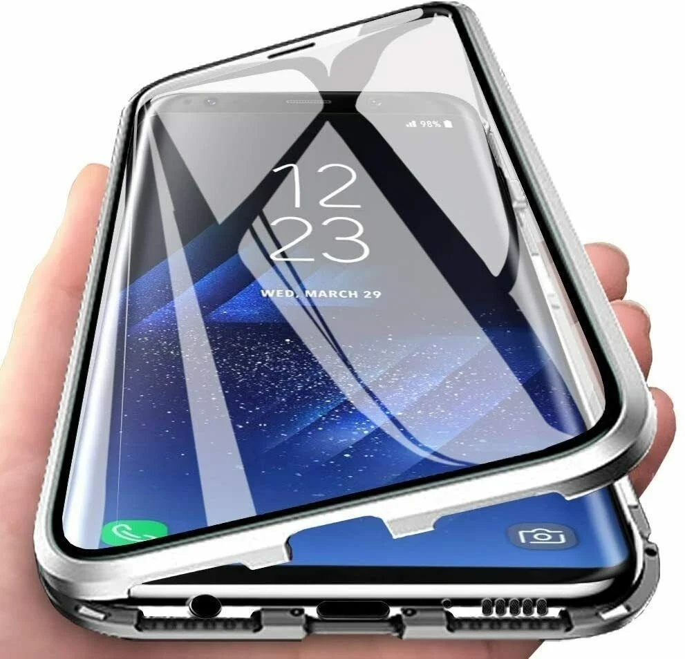 

COQUE ETUI MAGNETIQUE FOR IPHONE 6/7/8/X/XR/XS MAX 11 PRO VERRE TREMPE doube face
