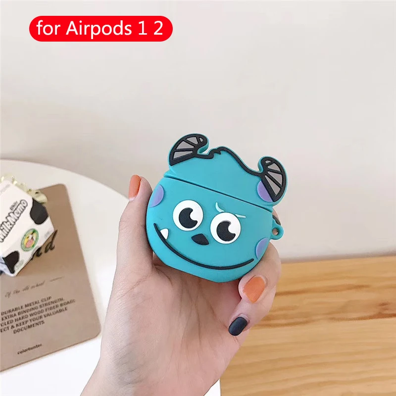 132 Для Apple Airpods чехол силиконовые милые аксессуары для мультяшных Airpods 2 Наушники коробка Беспроводная bluetooth-гарнитура защитный чехол - Цвет: 132