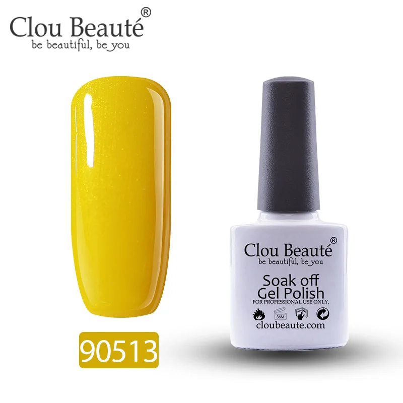 90513 Гель-лак для ногтей Clou Beaute 79 цветов полуперманентный замачивающийся лак для ногтей маникюрный УФ СВЕТОДИОДНЫЙ Цветной Гель-лак 10 мл серия Nude - Цвет: 90513