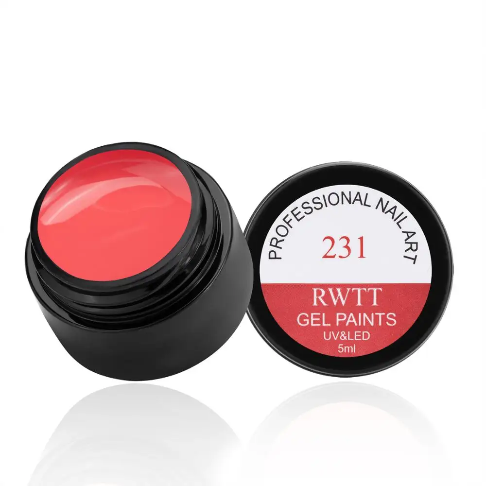 1 бутылка Гель-лак для ногтей 5 мл Лак густая упругая краска монохромный