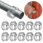 5 шт. новые дверные ручки фиксаторы уход за кожей лица Детская безопасность дверной ручкой буфер гвардии бампер силиконовый глушитель подушка безопасности для стены мебель протектор