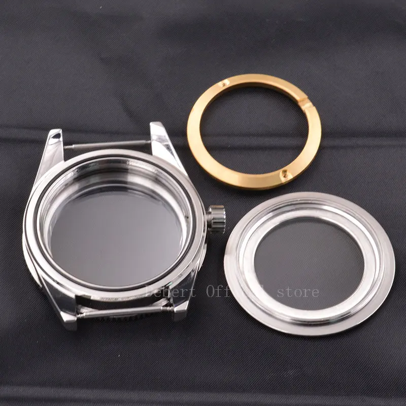 41 мм керамический ободок Men's316 SS чехол для часов Miyota 8205/8215, ETA 2836, DG2813/3804 водонепроницаемые механические наручные часы