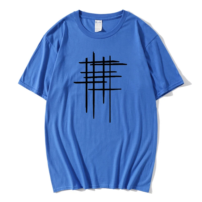 Новинка 2020 особая мода высокое качество новая футболка с вертикальным рисунком