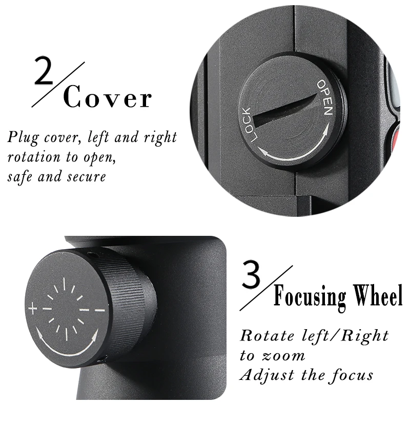 HD Infrared Digital Night Vision Sight Zoom Monoculars Night Ranging Riflescope Aiming Device for Hunting Scope Video Recording
