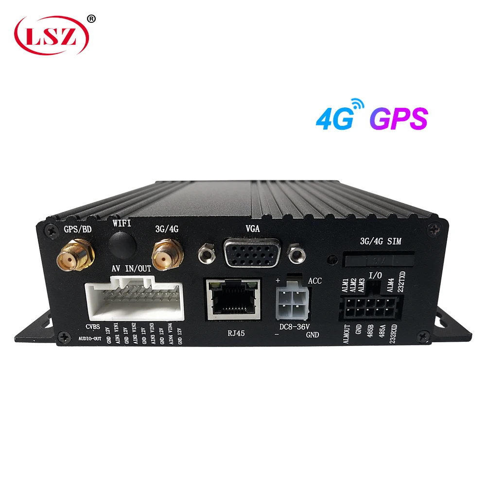 LSZ 4ch ahd автомобильный MDVR 4g с gps поддержка SD карты Автомобильный Мобильный dvr
