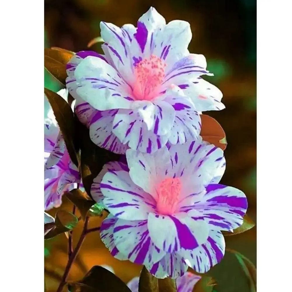 Набор для алмазной живописи сделай сам вышивка с цветами стразы крестиком