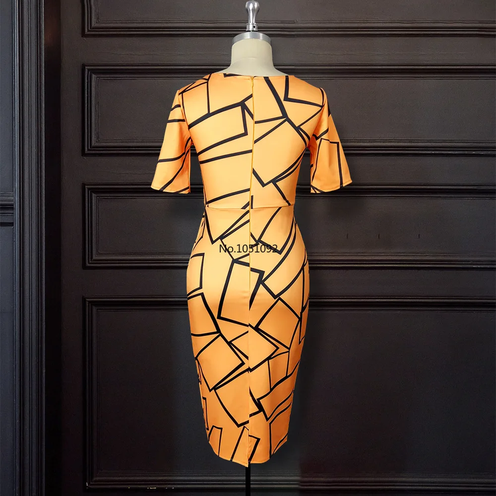 2020 летнее сексуальное Африканское женское платье с круглым вырезом и коротким