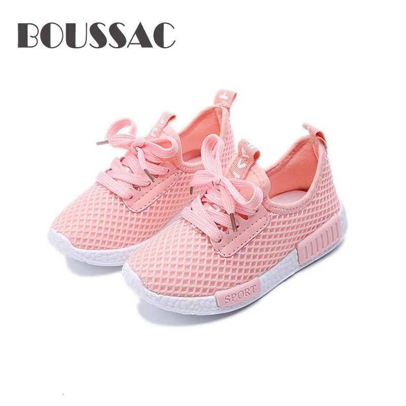 BOUSSAC/весенне Осенняя детская обувь модные сетчатые Повседневные детские