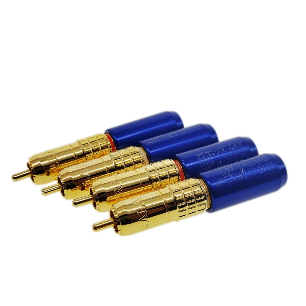 Оригинальный оригинальный Hi Fi taralabs RSC air3 Series 2 RCA штекер 4/комплект|Коннекторы и