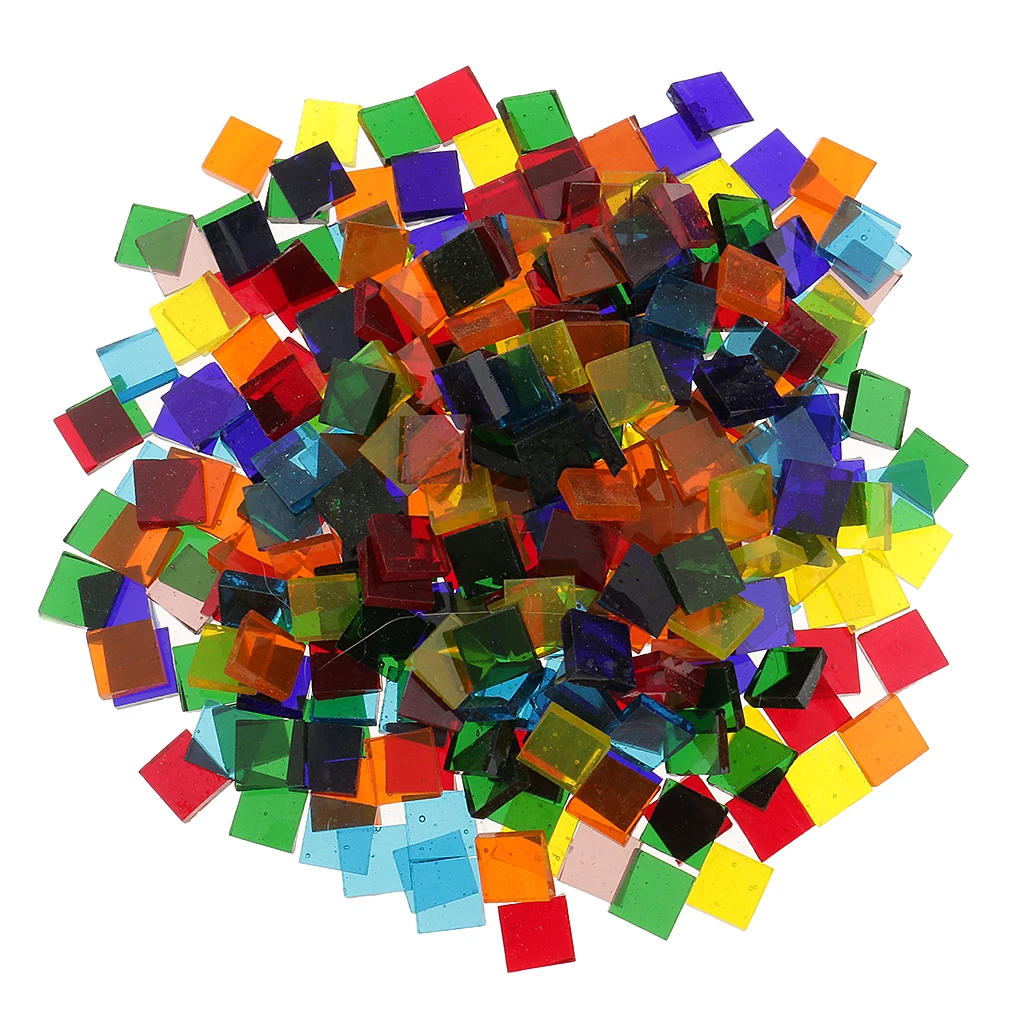

Lot Colorful Glass Mosaic Tile For Mosaic Making DIY Kids Craft Supplies,Colorful DIY Accessories