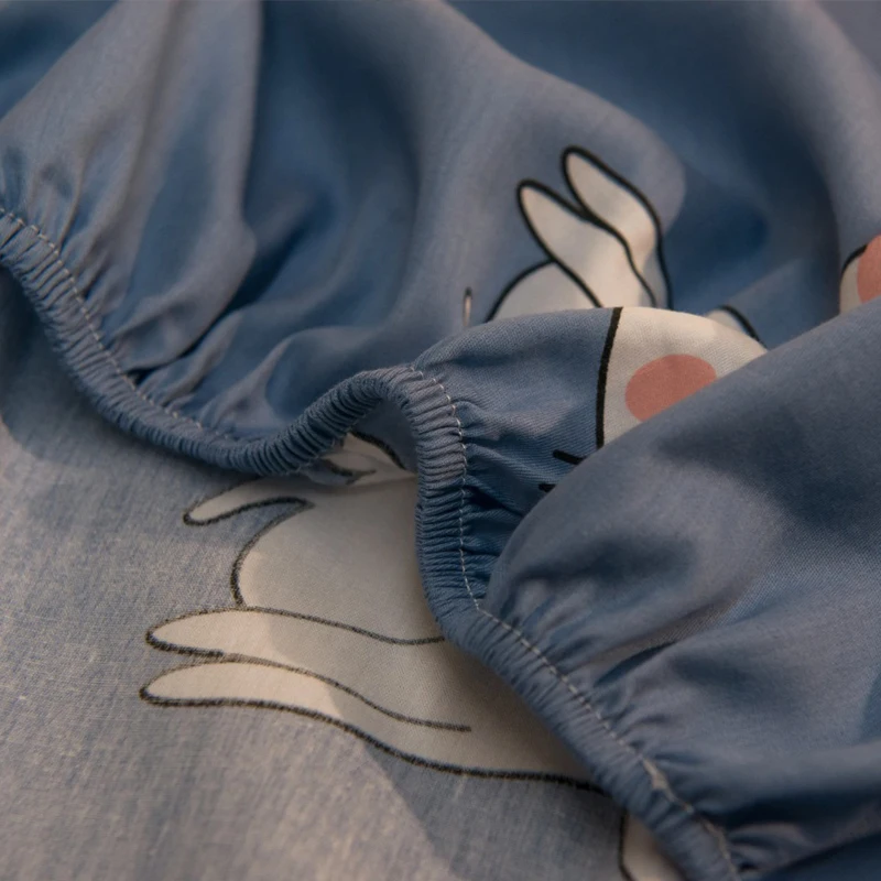 Новый милый лес небольшой Животные натяжная простыня для детей хлопковый