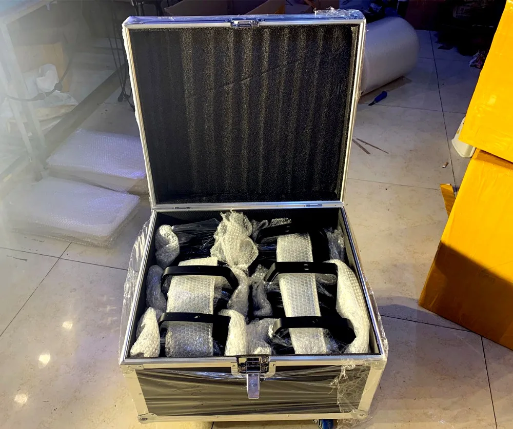 6X светодиодный светильник с корпусом f светильник 18x18 Вт RGBWA UV 6в1 rgbw 4в1 светодиодный светильник s светодиодный плоский par-прожектор сценический светильник ing светодиодный стробоскоп