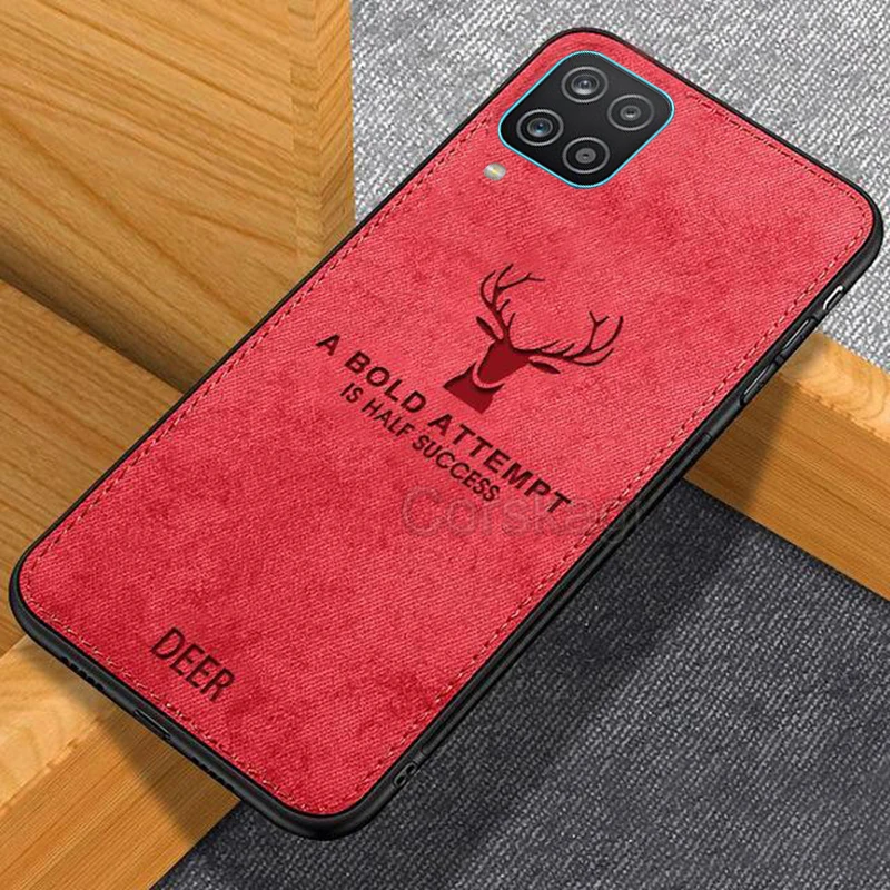 Тканевый чехол в стиле ретро с оленем для Samsung Galaxy S21 S20 Plus Ultra FE A12 A42 A52 A72 | Мобильные