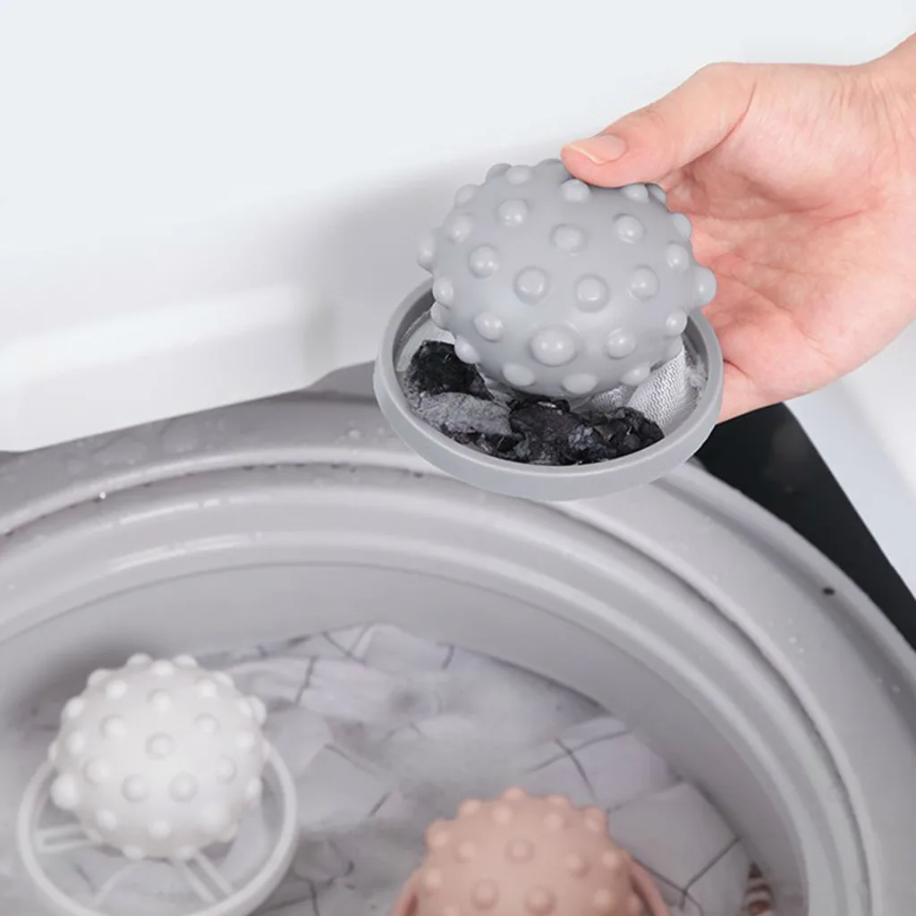 

Laundry Ball Anti-winding Floating Lint Hair Catcher Washing Machine Hair Ball Suction Hair Remover Decontamination@6