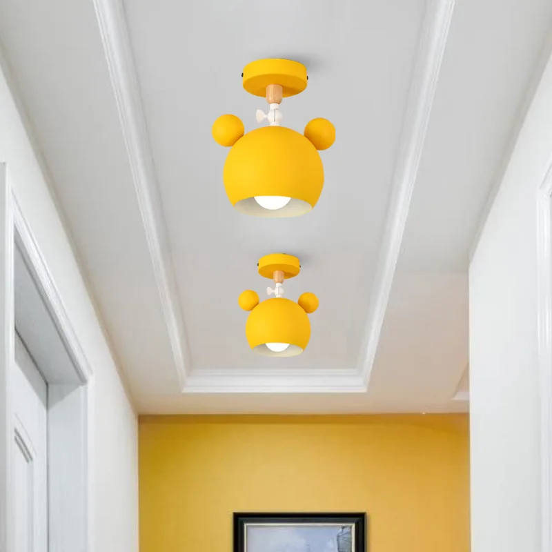 $24.50 Modern Children Ceiling Lamp Home Decoration Led Lamp Salon Lights for Room Loft Kids Room Girl Bedroom Indoor Lighting 220V