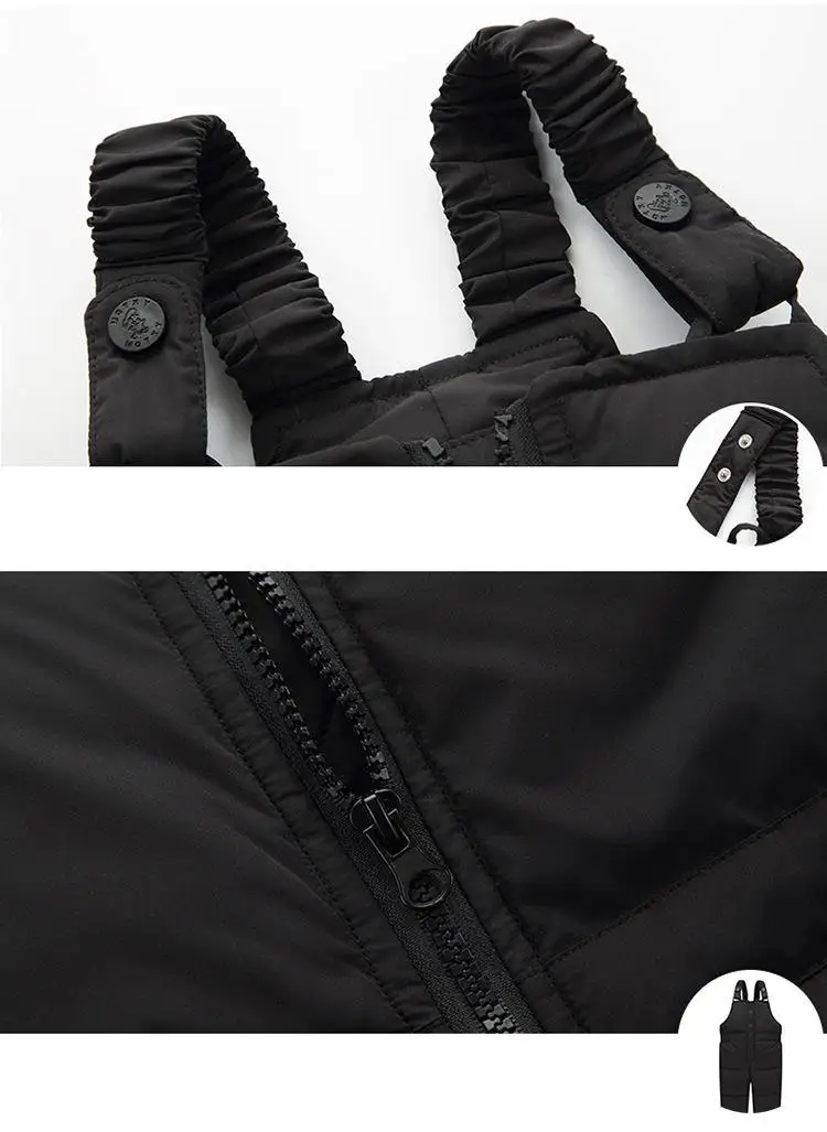 2021 г. Новая зимняя куртка для девочек зимнее пальто Зимний комбинезон маленьких