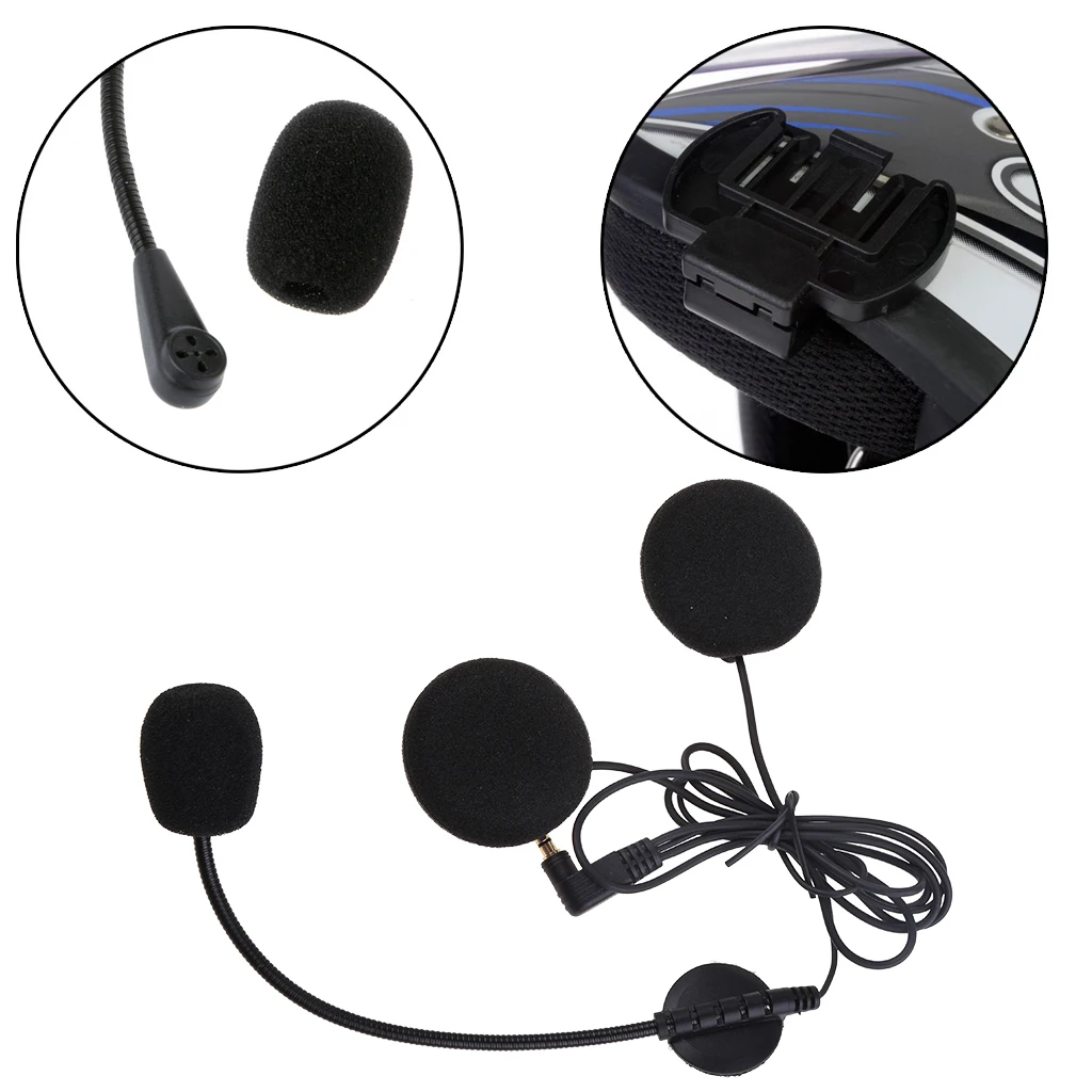 Motorcycle Earphone Speaker Intercom Accessories 3.5mm Jack Plug &ampClip For V4 V6 | Автомобили и мотоциклы