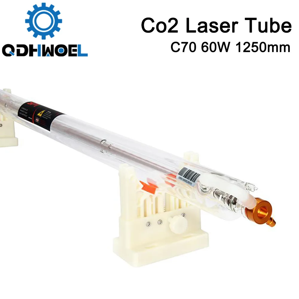 QDHWOEL SPT C70 1250 мм 70 Вт Co2 лазерная трубка для CO2 лазерной