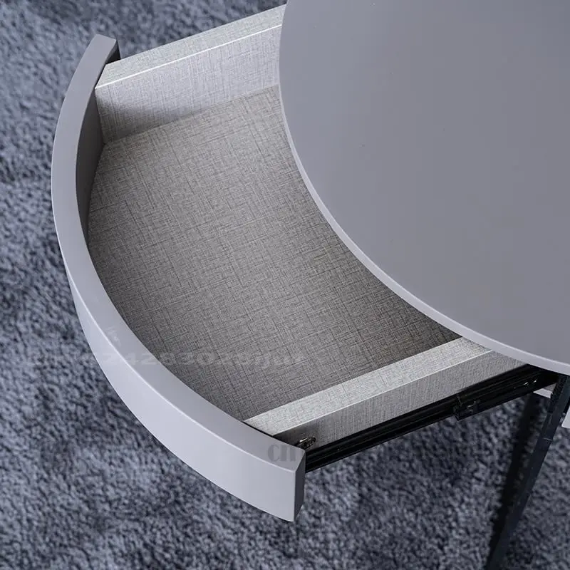 Nordic Light Luxury Bedside Table Iron Art Modern Minimalist Bedroom Furniture Small Apartment Net Red Locker | Мебель