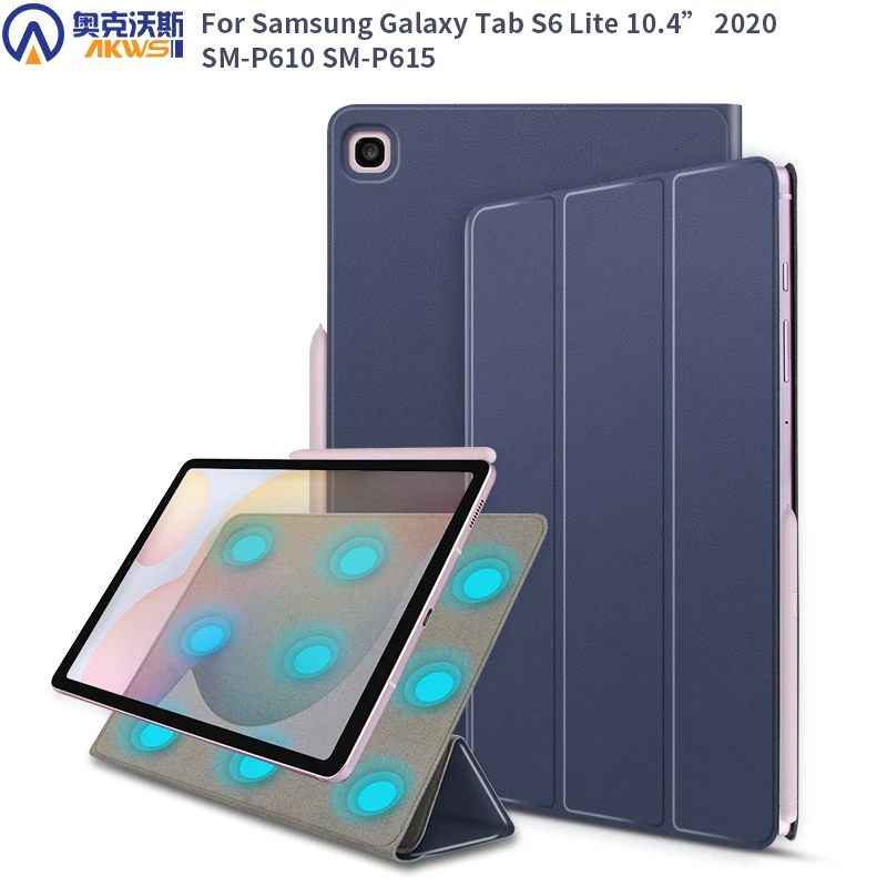 Защитный чехол магнитный для Samsung galaxy tab S6 lite 10 4 SM P610/P615 | Компьютеры и офис