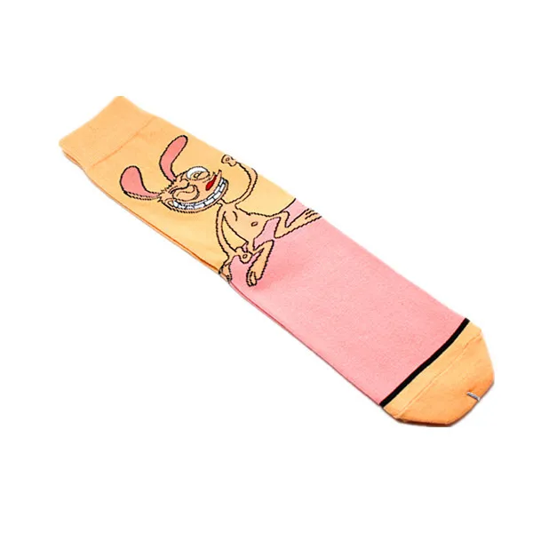 Высококачественные дневные забавные носки с животными Чулки героями