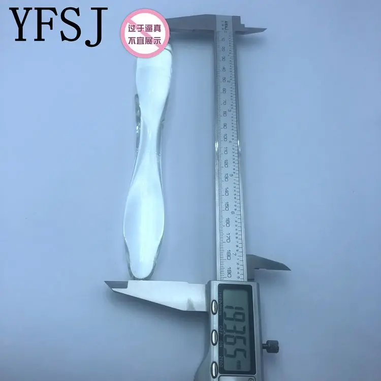 Screw Thread Glans Double Ended Crystal Pyrex Glass Dildo Artificial Penis Spiral G Spot Simulator Adult Sex Toys for Woman |