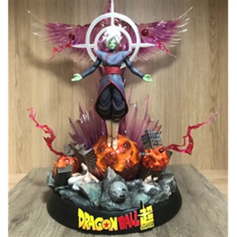 2" Dragon Ball Z статуя Supreme Kai бюст Zamasu Goku черный полноразмерный Портрет с светодиодный свет GK модель игрушки коробка Z2837