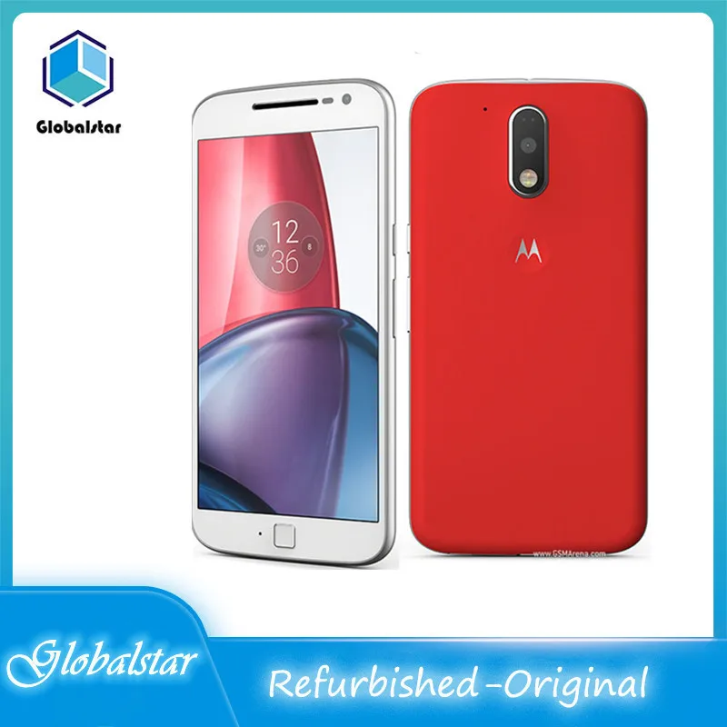 motorola moto g4 plus refurbished original xt1644 mobile phone 5 5inches lte cellphone 16mp free shipping free global shipping