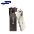 Оригинальный USB флеш-накопитель SAMSUNG BAR Plus, 256 ГБ, 32 ГБ, 64 ГБ, 128 ГБ, 16 ГБ, металлическая мини-флешка, индивидуальный USB 3,0-флеш-накопитель
