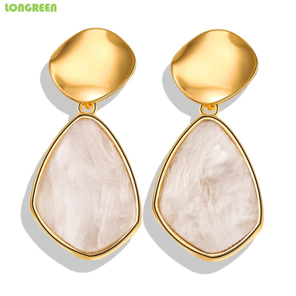 Style 16 Metal Simple Stylish Geometric Round Unique Earrings For Women Girl Gifts Stainless Steel Earrings Set De Aretes Orecchini Donna - Окраска металла: Style 16
