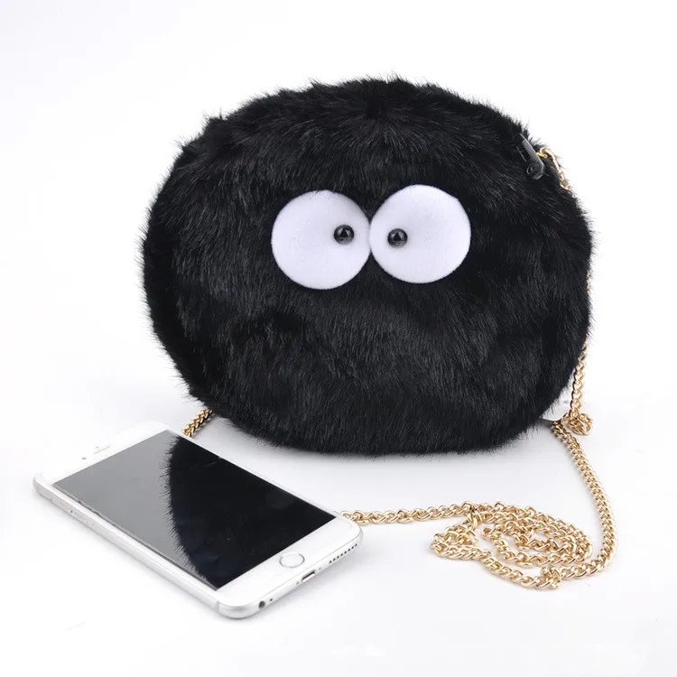 Аниме милая сумочка Totoro Fairydust плюшевая мягкая сумка через плечо Susuwatari Наплечные