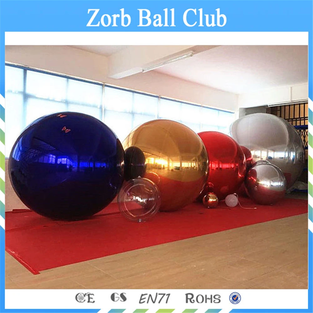 Бесплатная доставка Гигантский Золотой/красный/зеленый надувной шар с