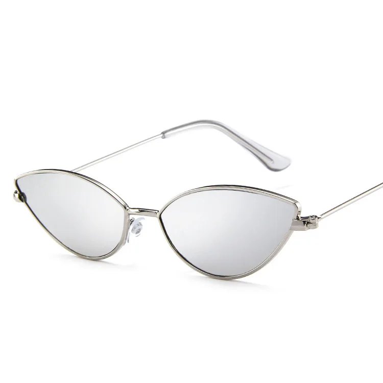 2019 металлические маленькие кошачьи глаза солнцезащитные очки тренд океан фильм