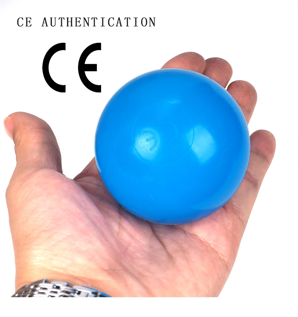 

100pcs/lot Eco-Friendly Pink White Soft Plastic Water Pool Ocean Wave Ball Baby Funny Toys Stress Air Ball Outdoor Fun Sports