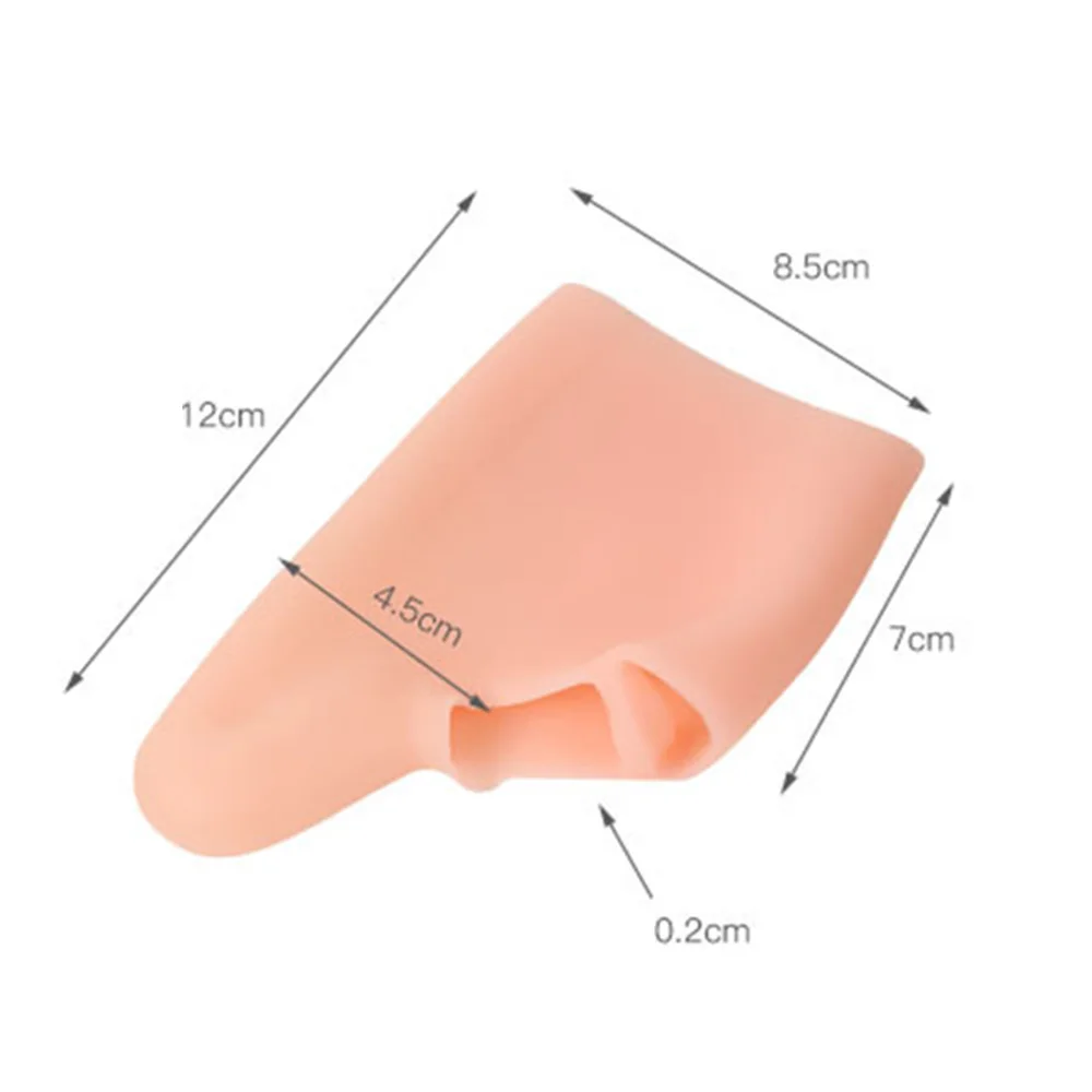 

2pcs Silicone Gel Bunion Splint Big Toe Separator Overlapping Spreader Protection Corrector Hallux Valgus Foot Massager