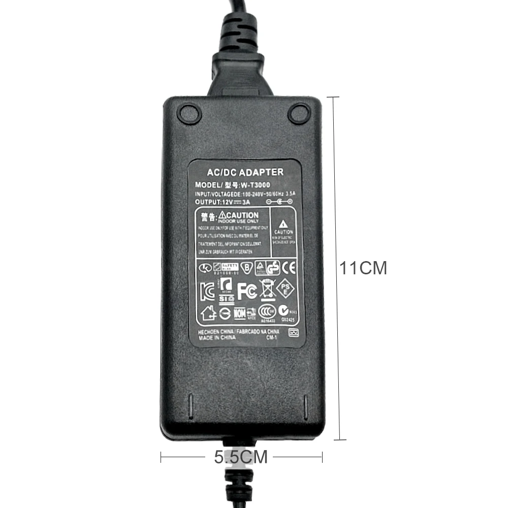 12V адаптер питания DC12V Универсальный светодиодный адаптер лампы 3A блок питания для 5050 2835 Светодиодные полосы света