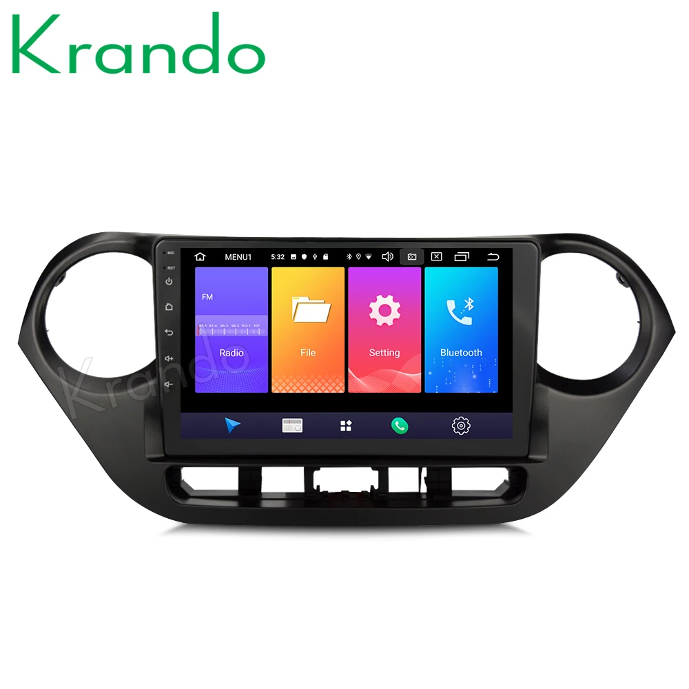 Krando Android 9 0 10 1 &quotips большой экран Автомобильная Мультимедийная система для hyundai