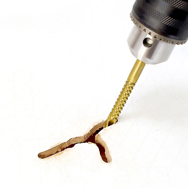 

6Pc Drill Bit Sets Hss Drill Bit Woodworking Tools Wood Punching Slotting Sets of Hand Tools Multi Function Metal Drills