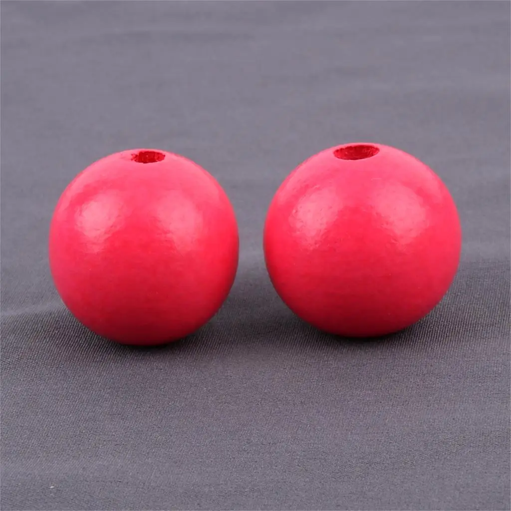 10 шт. бусины из натурального дерева 25 мм|beads for diy|spacer beadswooden balls |