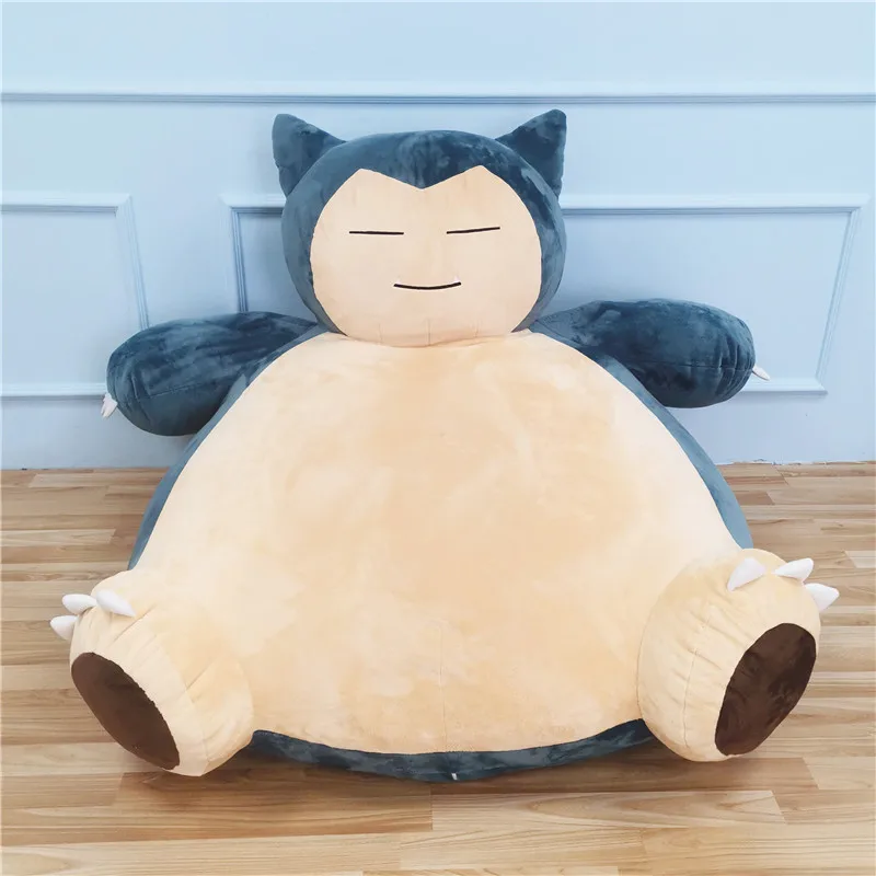 63"Large Size Anime Soft Animal Pokemon Snorlax Doll  Plush 