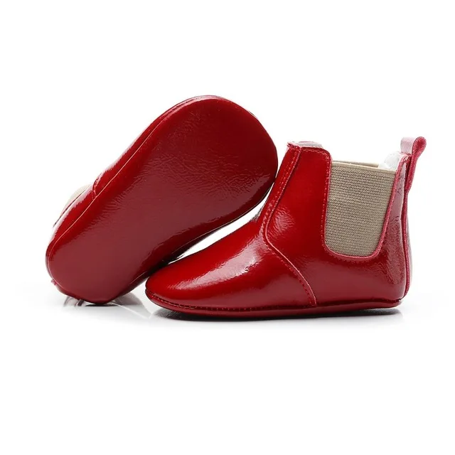 bright red Осенняя мода, стиль, искусственная кожа, детские мокасины, обувь для мальчиков и девочек, обувь для малышей - Цвет: bright red