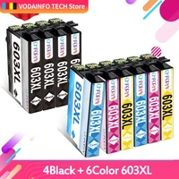 5 10 pack 603xl t603xl compatible ink cartridges for epson xp 2100 xp 2105 xp 3100 xp 3105 xp 4100 xp 4105 wf 2810 wf 2830