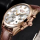 2021 New LIGE Mens Watches Male Leather Business Date Quartz Watch Mens Luxury Brand Fashion Waterproof Chronograph reloj hombre Other Image