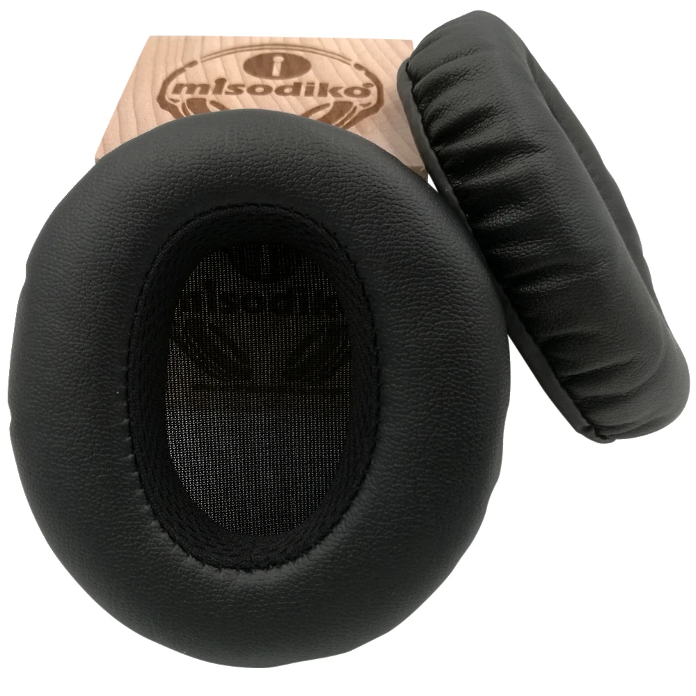 Сменные подушки misodiko, амбушюры-для Sennheiser Momentum 1,0 M1, Накладные наушники для ремонта наушников - Цвет: Черный