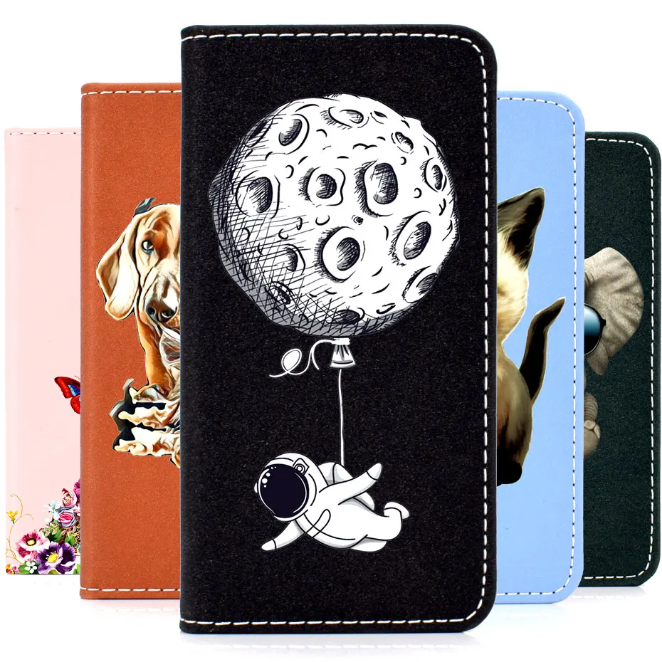 Чехол книжка из искусственной кожи для Samsung S10 e S9 Plus Note 10 9 Pro A10 A20 E A30 S A40 A50 A70 J4 J6 2018