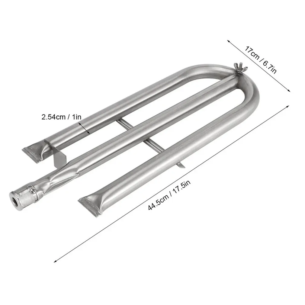 

BBQ Stainless Steel Tubes Gas Burners Replacement For Barbecues Grills Kitchenware Spare Burners Part