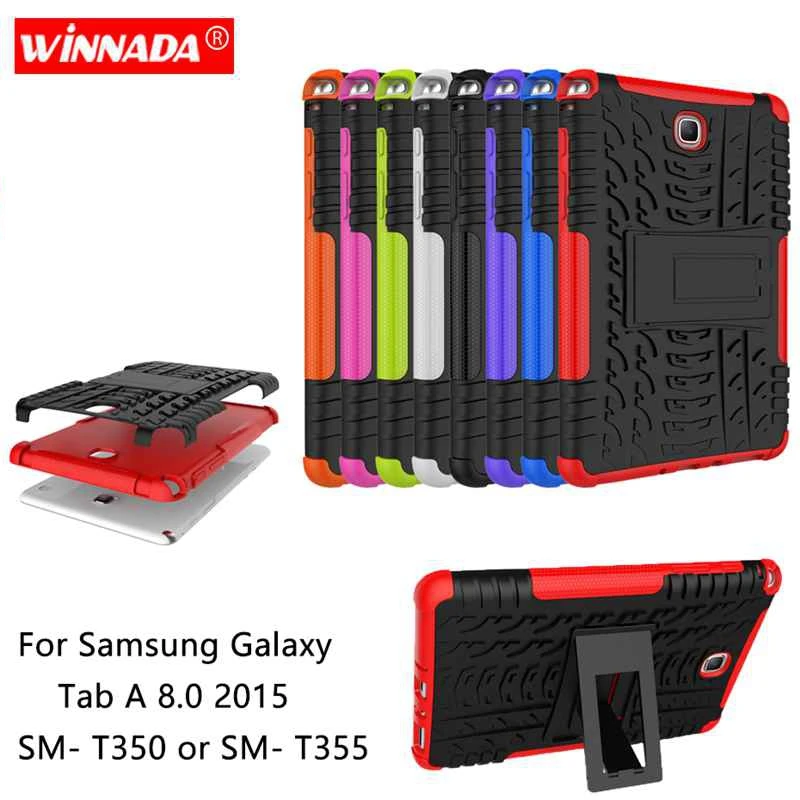 Для Samsung galaxy Tab A 8 0 2015 чехол Tab5 SM T350 T355 для планшета ТПУ + PC противоударный