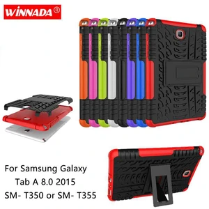 Для Samsung galaxy Tab A 8,0 2015 чехол Tab5 8,0 SM- T350 T355 чехол для планшета ТПУ + PC противоударный чехол-подставка